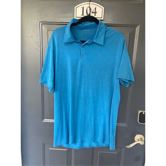 Patagonia SOFT Blue Polo Pullover Shirt, Size Large - Picture 1 of 7
